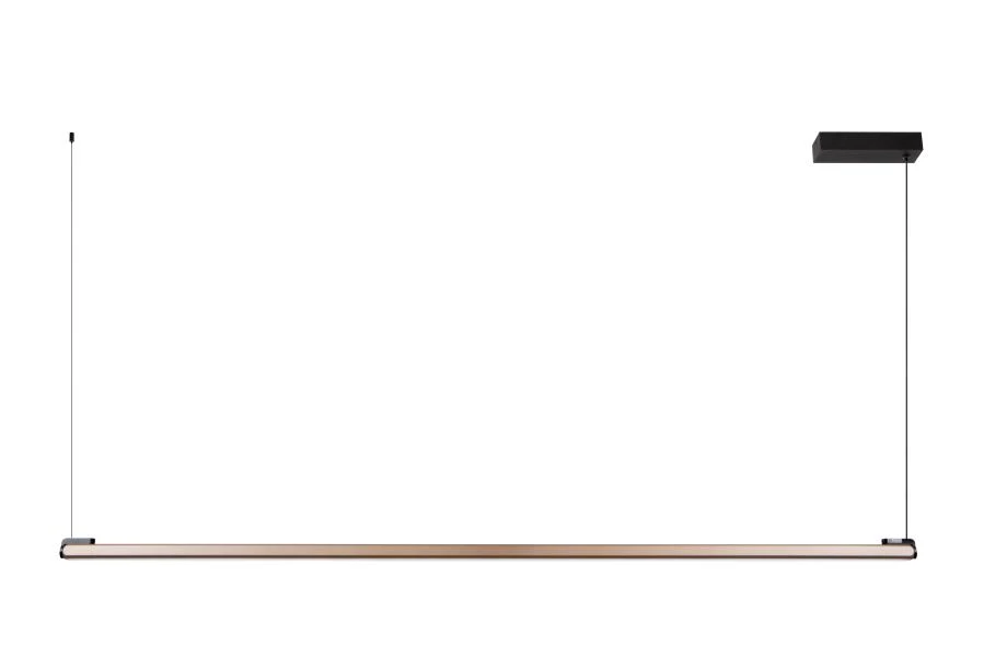 Lucide Premium BRAGA - Pendant light - LED Dim. - CCT - 1x36W 2700K/4000K - Coffee - turned off
